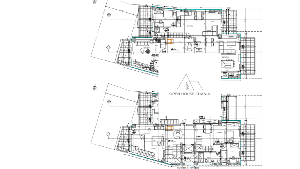 Second Floor Apartment of 66 sq.m. in Chania