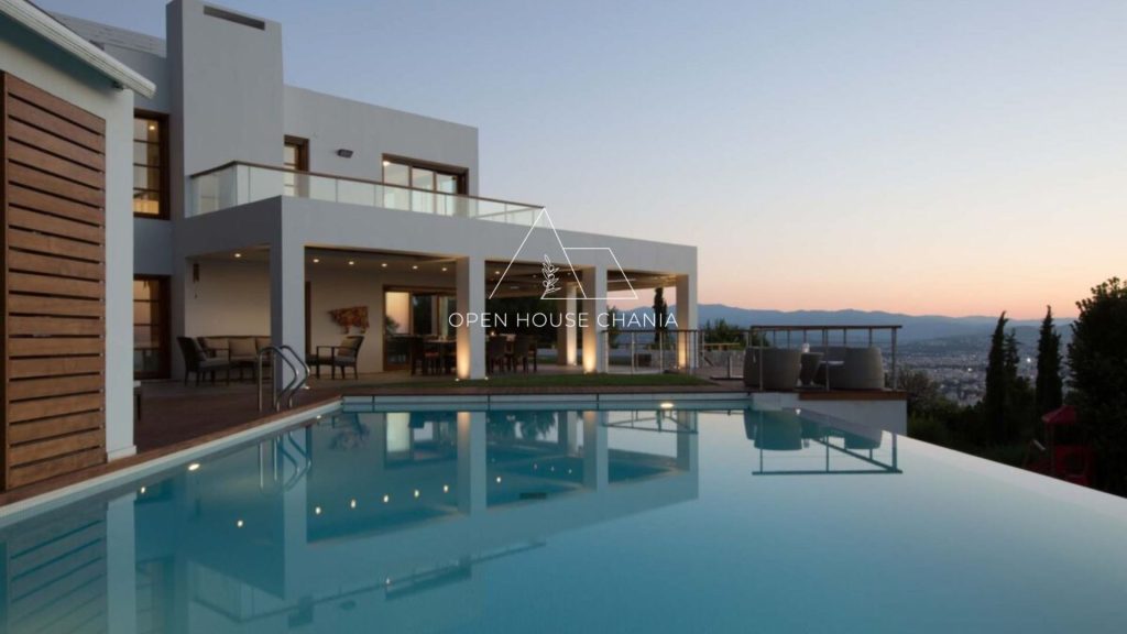 A most exclusive, high-end Villa in Prophitis Elias, Chania.