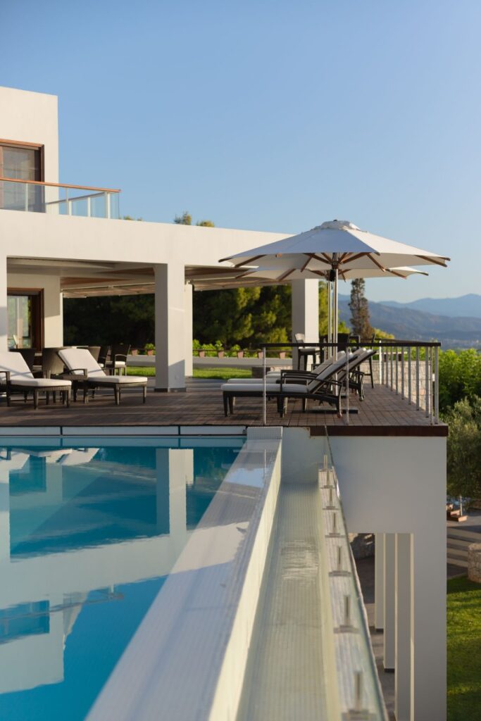 A MOST EXCLUSIVE, UP-SCALE VILLA IN PROPHITIS ELIAS.