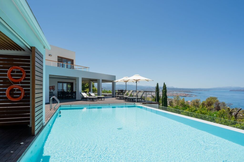 A MOST EXCLUSIVE, UP-SCALE VILLA IN PROPHITIS ELIAS.