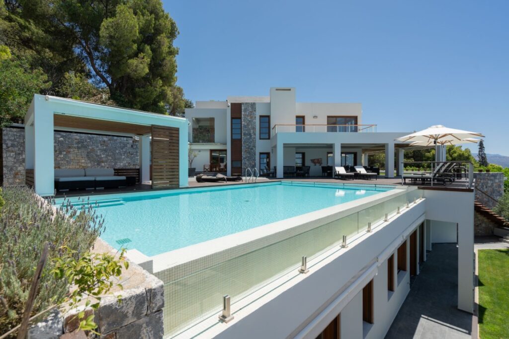 A MOST EXCLUSIVE, UP-SCALE VILLA IN PROPHITIS ELIAS.