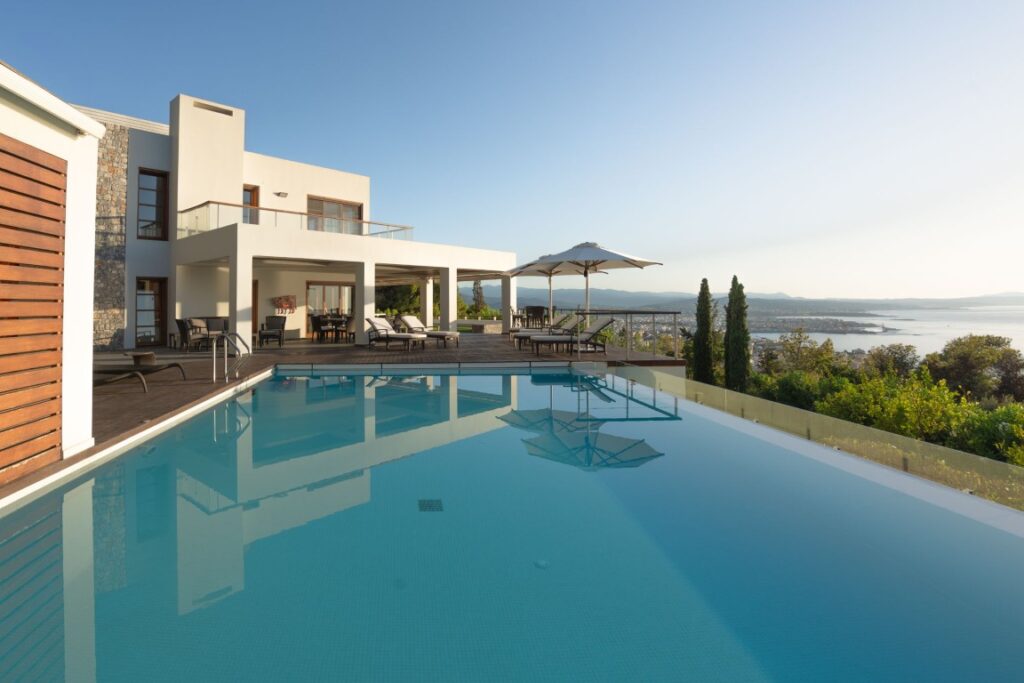 A MOST EXCLUSIVE, UP-SCALE VILLA IN PROPHITIS ELIAS.