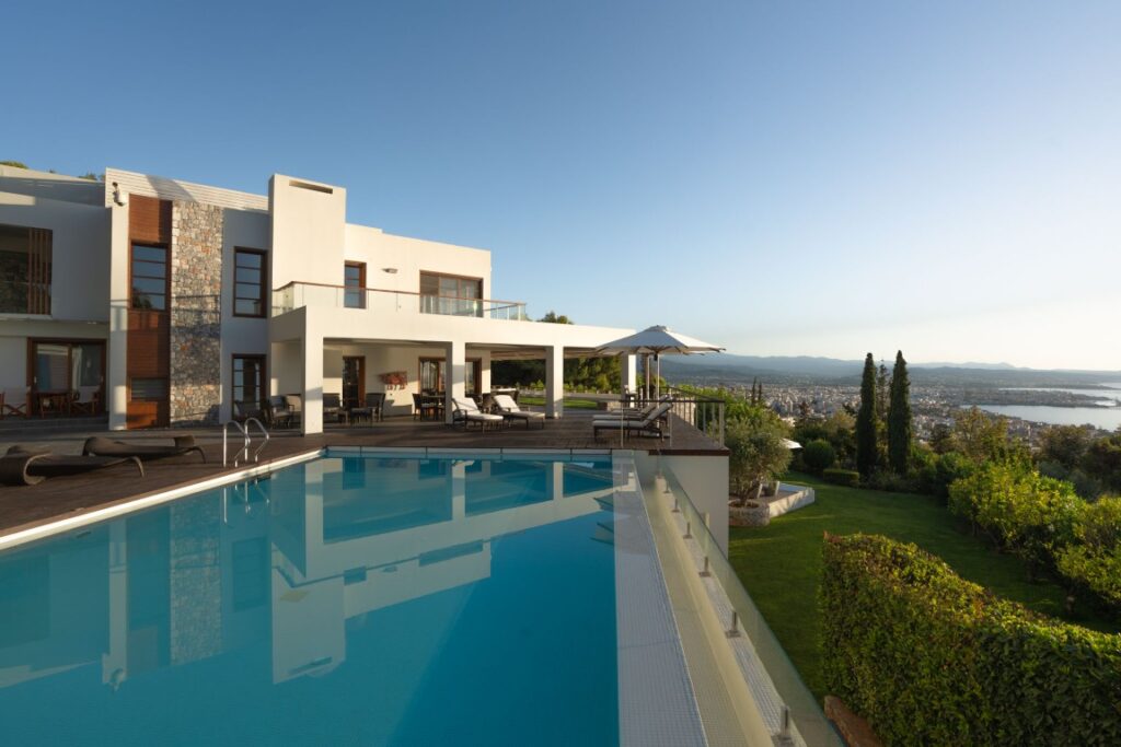 A MOST EXCLUSIVE, UP-SCALE VILLA IN PROPHITIS ELIAS.