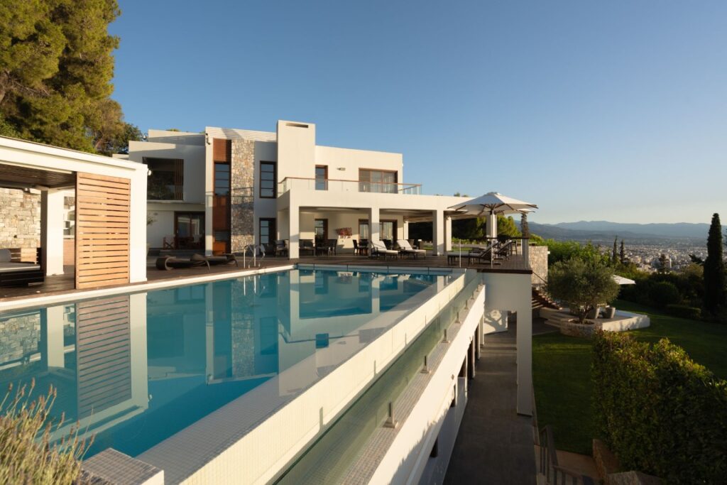 A MOST EXCLUSIVE, UP-SCALE VILLA IN PROPHITIS ELIAS.