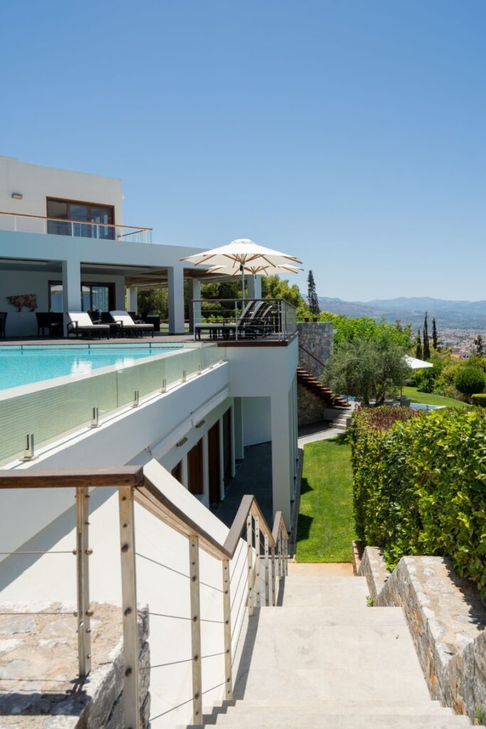 A MOST EXCLUSIVE, UP-SCALE VILLA IN PROPHITIS ELIAS.