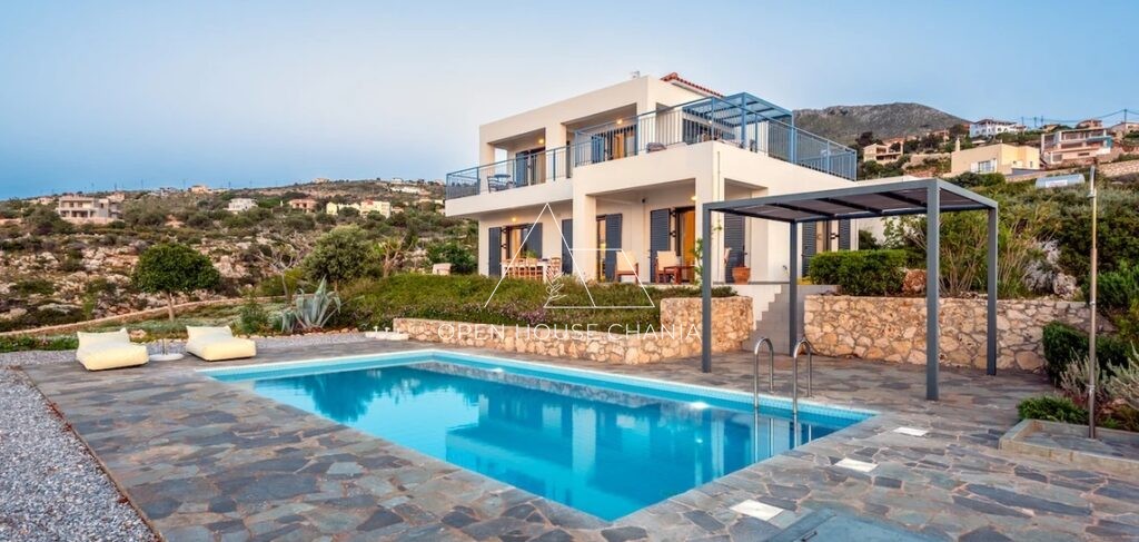 A PANORAMIC VIEW VILLA IN KOKKINO CHORIO