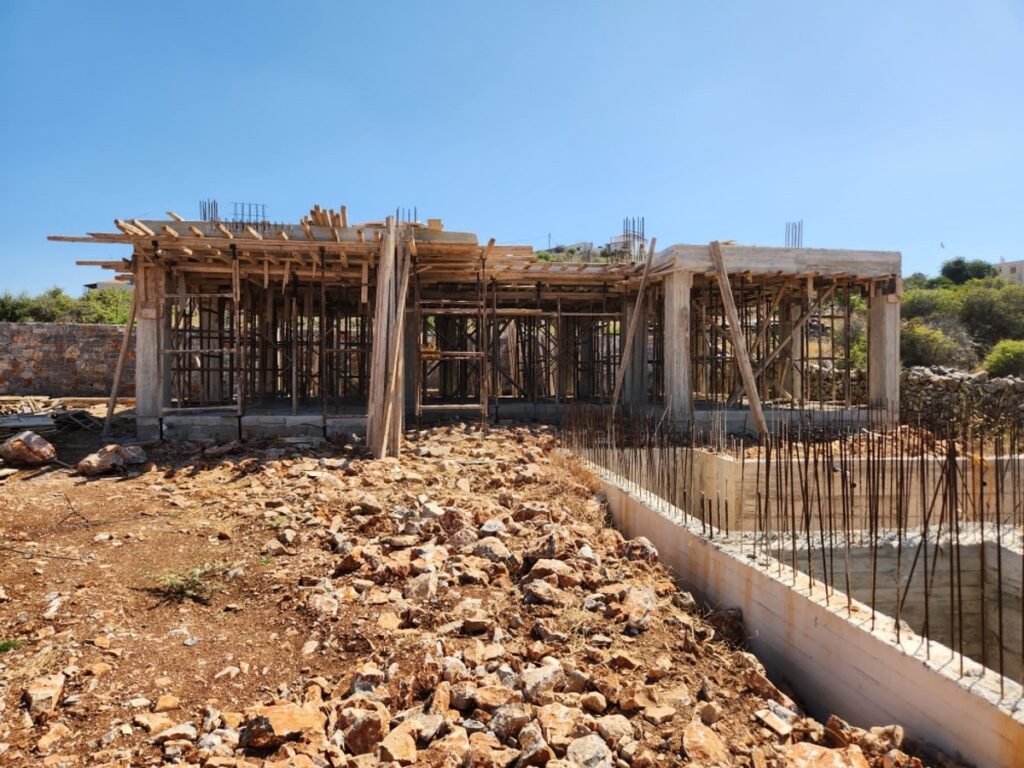 SEAVIEW VILLA UNDER CONSTRUCTION IN KEFALAS