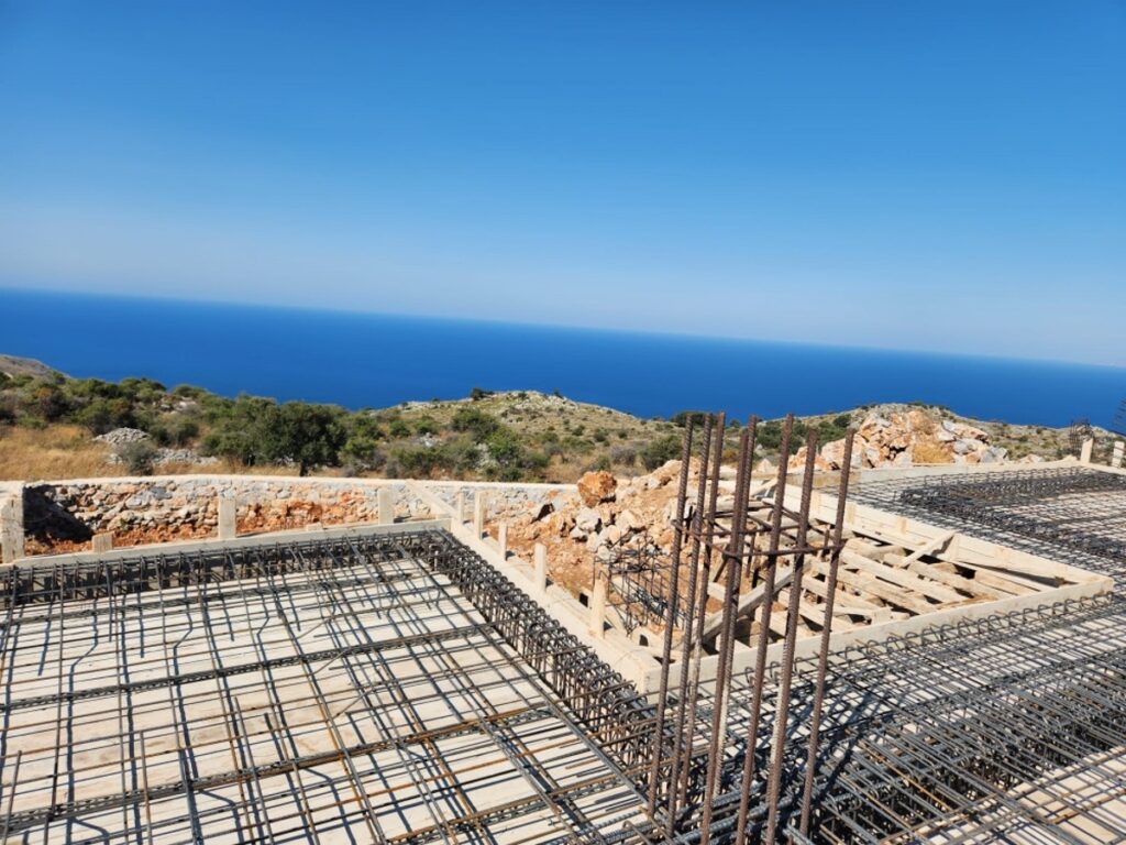 SEAVIEW VILLA UNDER CONSTRUCTION IN KEFALAS