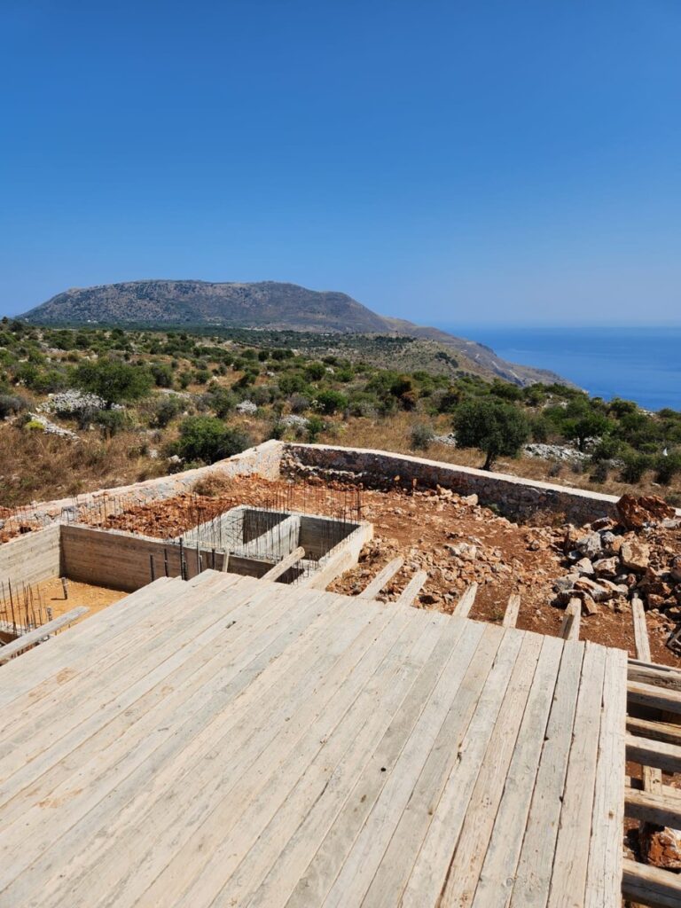 SEAVIEW VILLA UNDER CONSTRUCTION IN KEFALAS