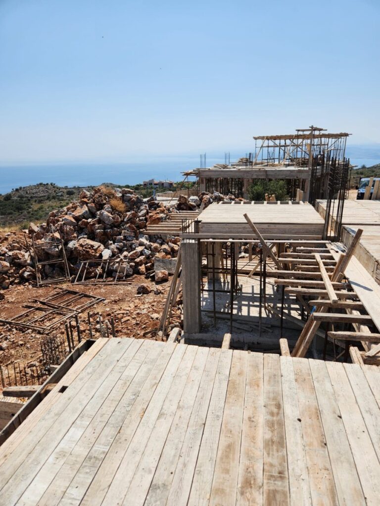 SEAVIEW VILLA UNDER CONSTRUCTION IN KEFALAS