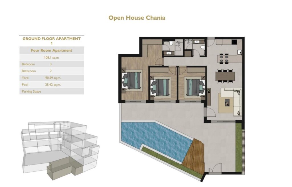 NEW HIGH-END SEAVIEW COMPLEX OF CONDOS IN CHALEPA