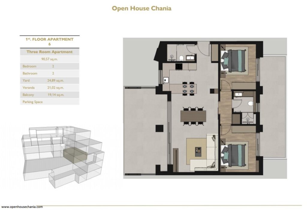 NEW HIGH-END SEAVIEW COMPLEX OF CONDOS IN CHALEPA