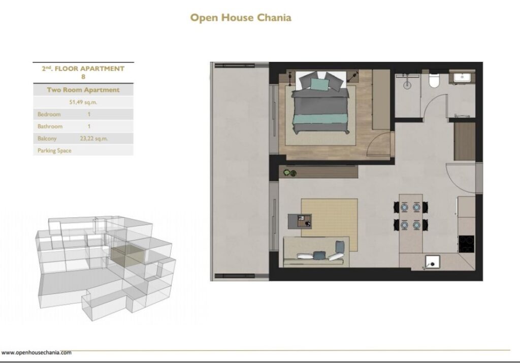 NEW HIGH-END SEAVIEW COMPLEX OF CONDOS IN CHALEPA