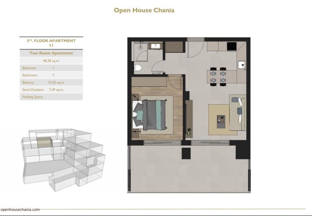 NEW HIGH-END SEAVIEW COMPLEX OF CONDOS IN CHALEPA