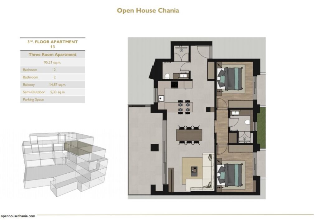 NEW HIGH-END SEAVIEW COMPLEX OF CONDOS IN CHALEPA