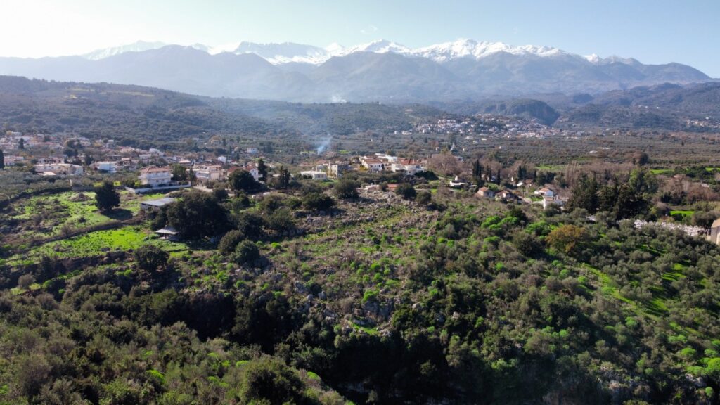 A MASSIVE PLOT OF MORE THAN 13,000 SQM WITH BREATHTAKING VIEWS ON THE ENTRANCE OF ARMENOI VILLAGE