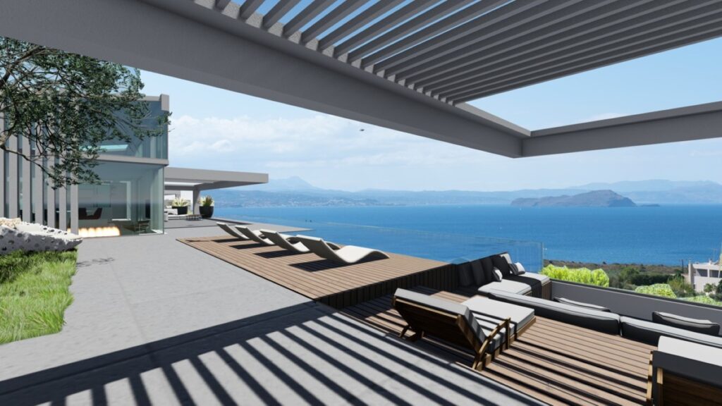 AN ICONIC SEA VIEW VILLA PROJECT IN AGIOS ONOUFRIOS